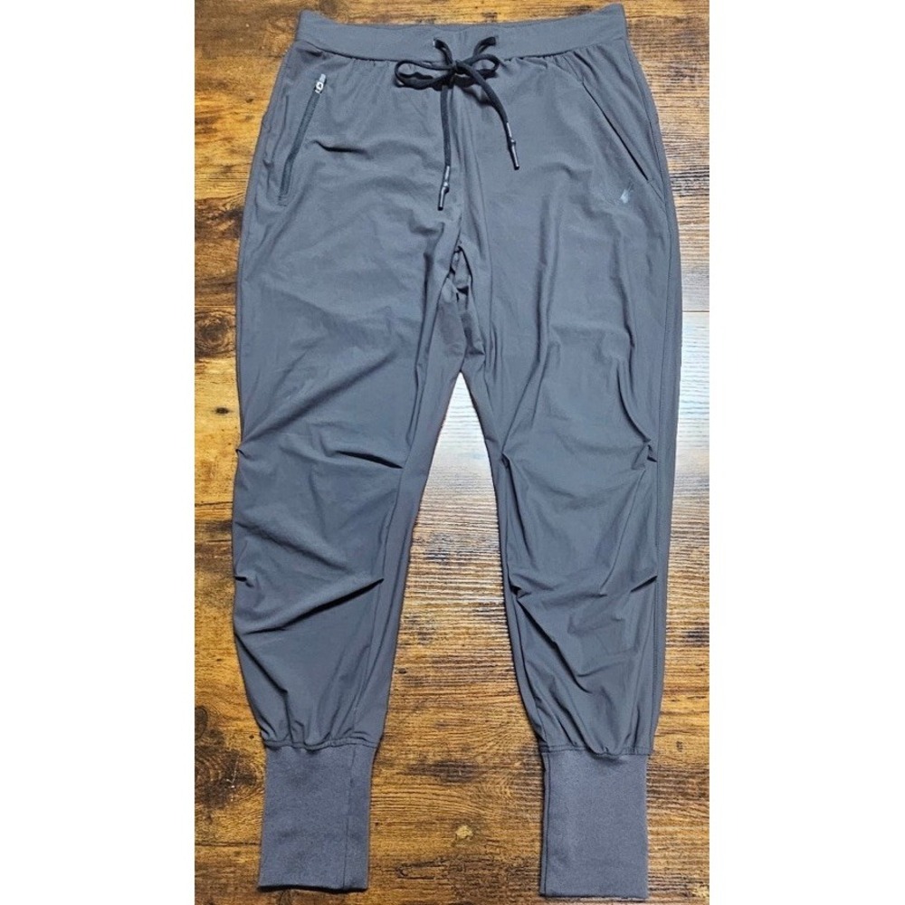 ASRV Tetra-Lite High Rib Jogger Black Size Medium Zip Pockets Drawstring